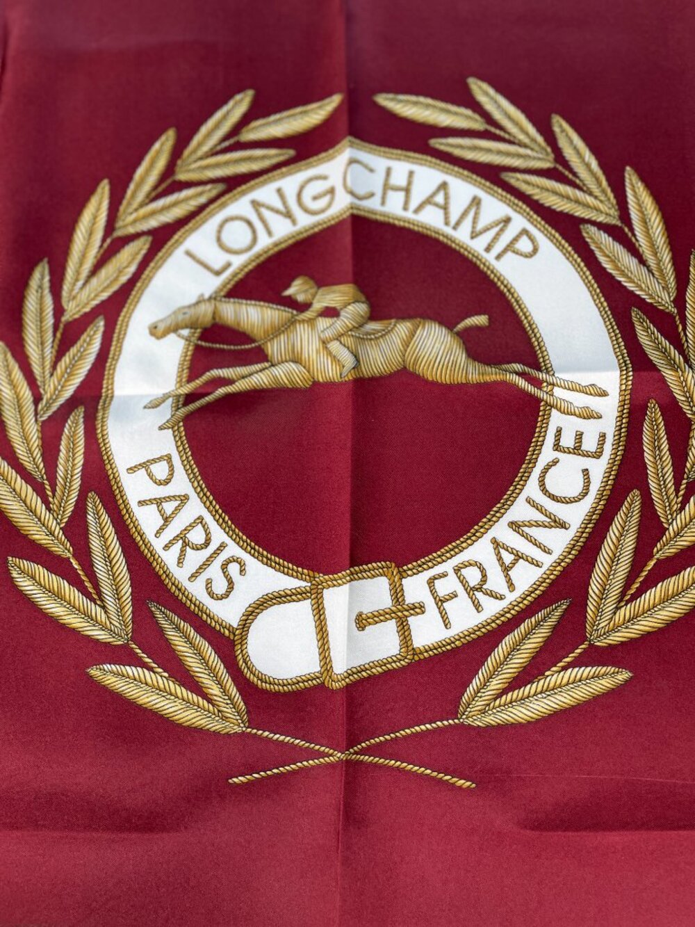 Longchamp Vintage Equestrian Silk Scarf - Picture 5 of 15